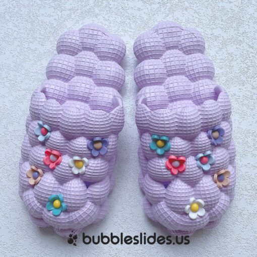 Fleur Design Violet Bubble Slides
