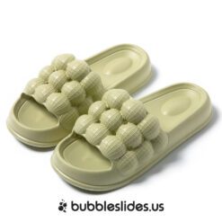 Olive Bubble Slides Bathroom Non-Slip