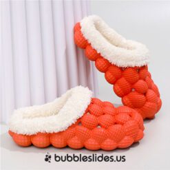 Orange Bubble Slides Winter Warmer Edition