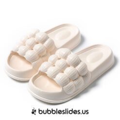 White Bubble Slides Bathroom Non-Slip
